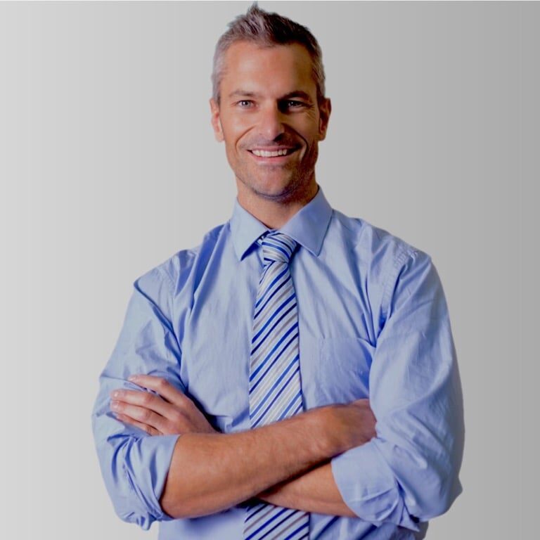 manager souriant