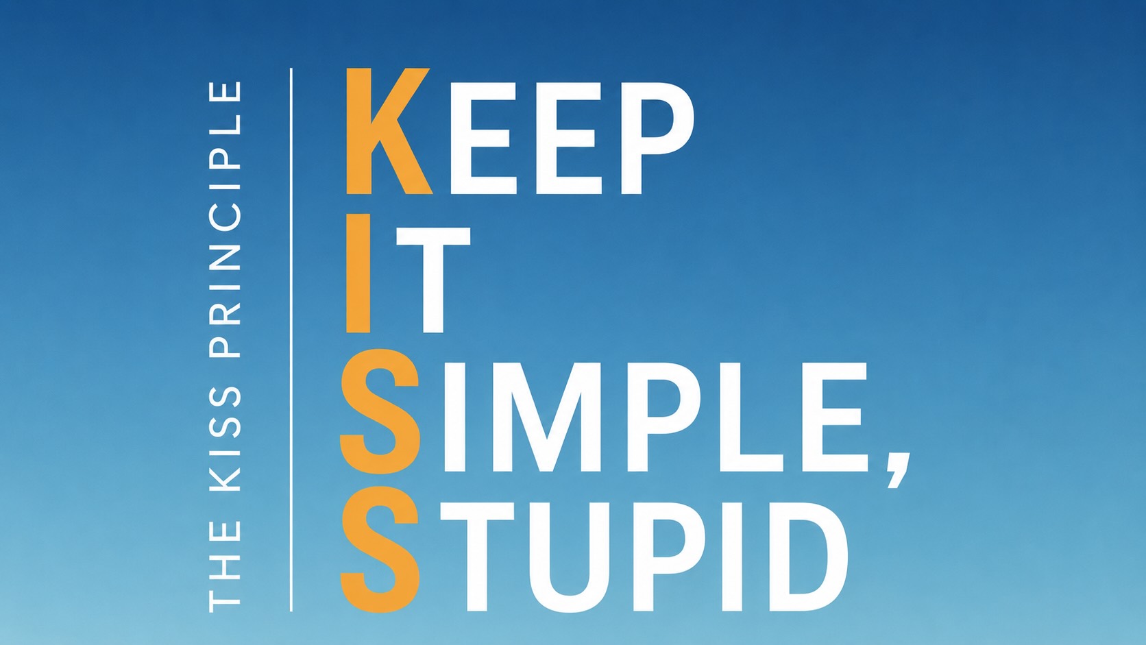 image kiss principle